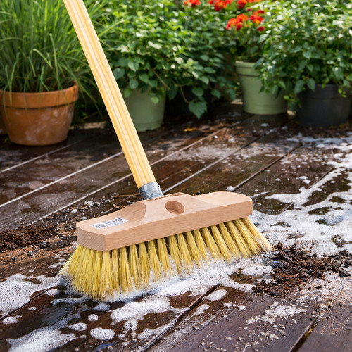 Schrubber wischer mit - schrubber,